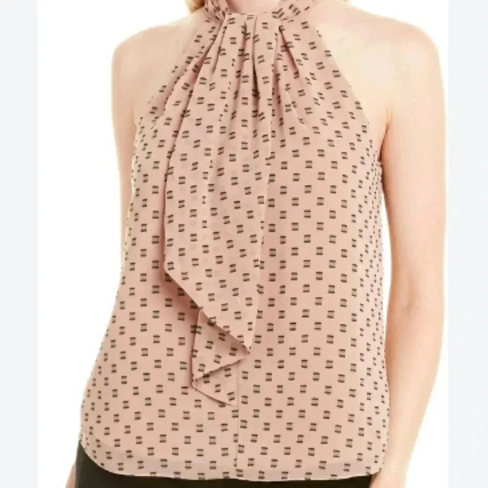 Joie Leikyn B Sleeveless Blouse w Sash NWT